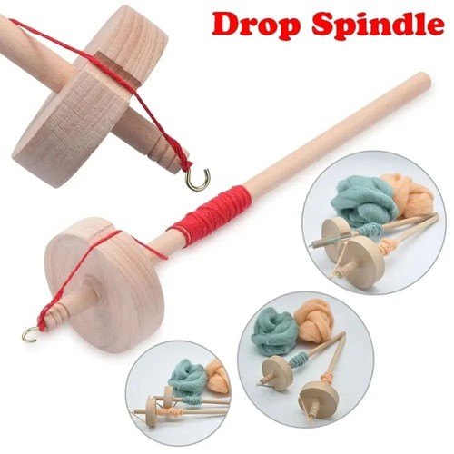 1pcs wooden drop spindle - 1pcs,