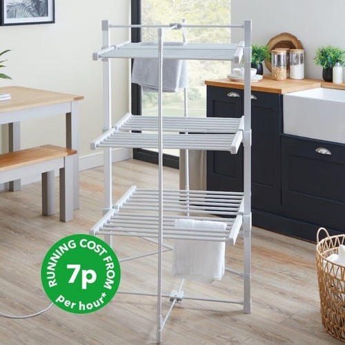 Heated electric clothes airer - clothes,