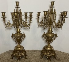 BREVETTATO BRASS CANDELABRAS