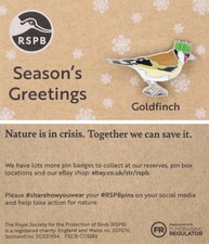 Rspb pin badge - rspb, niic