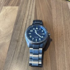 Citizen Mens Titanium Eco Drive Day&Date 100 MT WR Bracelet Watch E101-K1813J