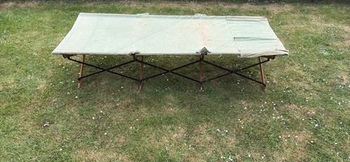 Vintage camp cot - camp,