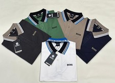 Men’s Hugo Boss short sleeve Polo Shirt Embroidery Logo Collar Design