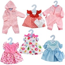 Set of 6 Outfits 12-16" Baby