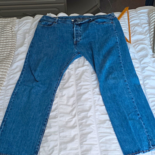 Levi 501 blue straight - 501, denim