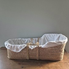 Vintage Baby Wicker Moses