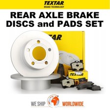 TEXTAR Rear BRAKE DISCS & PADS