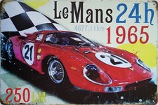 Retro tin sign Ferrari 250 Le