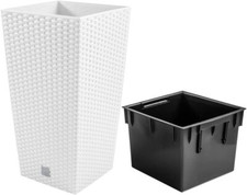 Square Rattan Elegant Tall