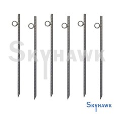 6-Pc Pack 18" Steel Rebar