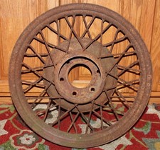 Vintage Car Rim Wheel Spoke