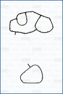 Gasket set oil cooler fits - set,