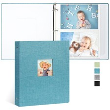 Vienrose Self Adhesive Photo Album Three Ring Photo Album Refill Pages Two-Sided