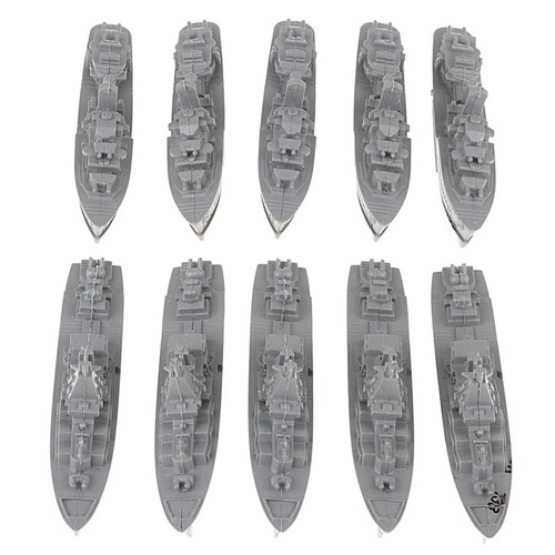 10pcs different warship ship - 10pcs,