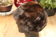 VINATGE EDNA WALLACE 50S REAL FUR, MINK ? WOMENS HAT SIZE S-M