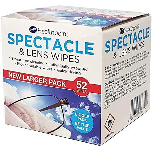 Healthpoint spectacle wipes - spectacle,