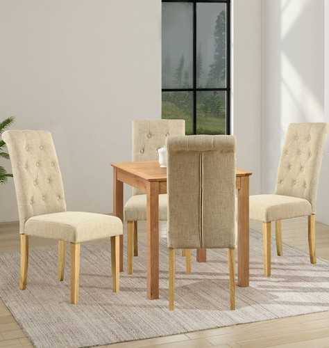 Dining table set small square - table,