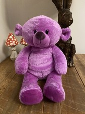 Pink Chad Valley Teddy Bear Soft Toy Purple? 15” Excellent Condition