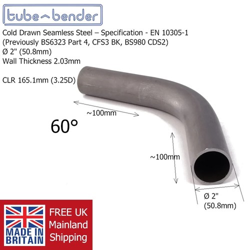 Roll cage bend od - cage, (50.8mm)