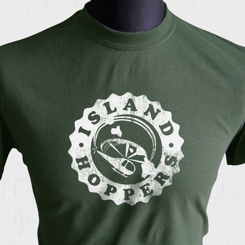 Island hoppers shirt retro - island,