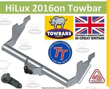 Flange Towbar for Toyota Hilux 4WD Pick Up Mid 2016on Hi-Lux Tow-Trust TTOY12
