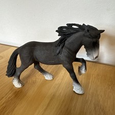 Schleich Black SHIRE STALLION 2012 Draft Horse Animal Figure Retired 13734