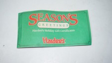 Vintage 1987 Hardees Seasons