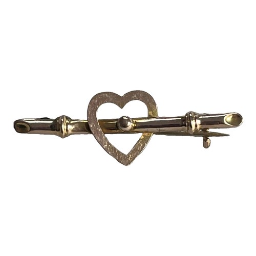 9ct gold sweet - sweet, brooch