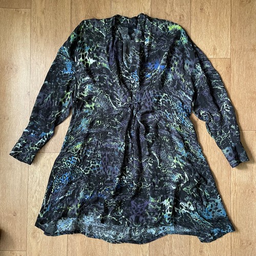 Edun 100 silk dress - 100%, animal