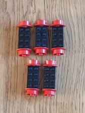 Lego Vintage 4.5 volt Train Blue Track Truck Wagon 5 x Flanged Wheel Sets Axles