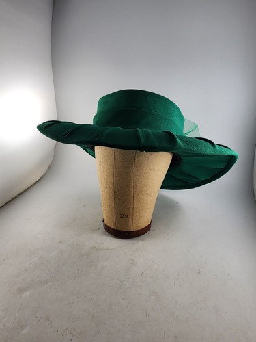Perche couture derby hat green - hat,