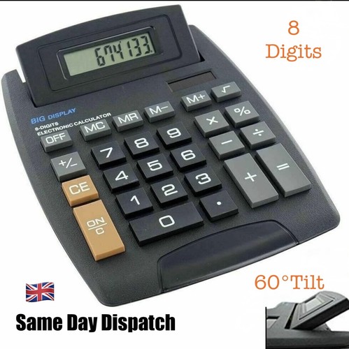 Jumbo calculator digits - 8,
