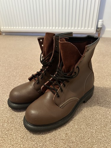 Red wing steel toe - cap, boots
