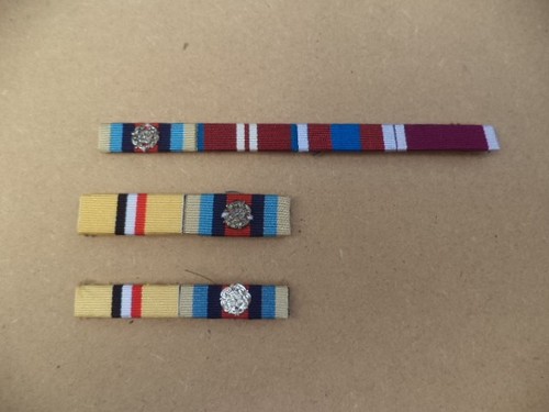 British army ribbon strips - british,