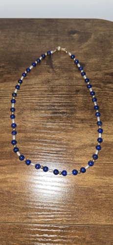 Vintage lapis lazuli pearl - vintage,