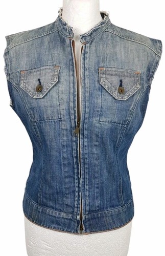 Y2k star denim - star, sleeveless