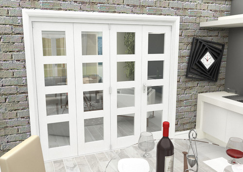 Internal bifold doors white - doors,