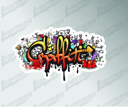 Graffiti spray cans vinyl - spray,