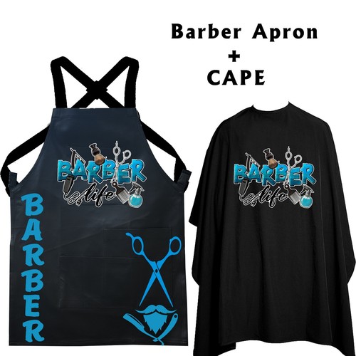 Professional barber apron - barber,