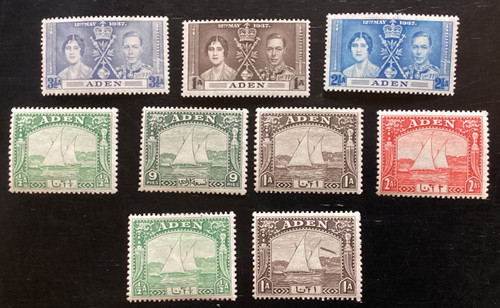 Aden 1937 dhows lot - aden,