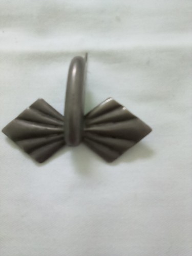 Vintage art deco pewter moth - ,