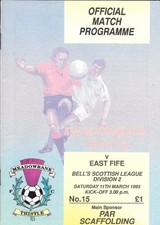 Meadowbank Thistle v East Fife