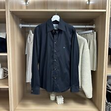 Vivienne Westwood Mens Long-Sleeve Formal Shirt Size III / M Black Orb Button-Up