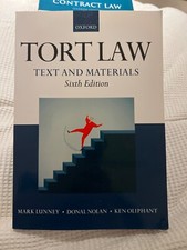 Tort Law: Text and Materials