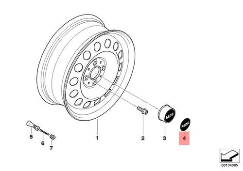 Genuine mini r50 r52 wheel - genuine,