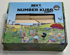 NUMBER KUUB FAMILY : Bex Birch Wood Outdoor Swedish ' Skittles ' Game - In Box