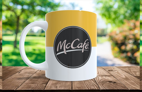 Personalised mccafe mug cup - mug, cup-