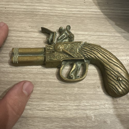 Vintage brass musket - vintage,