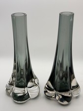 Whitefriars Glass:  Pair of
