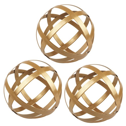 Yiya gold decorative sphere - gold,